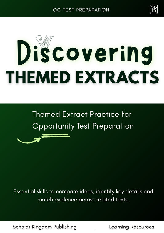 Discovering Themed Extracts: OC Test Preparation: Book One